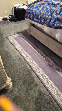 Lavender runner rug