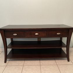 Writing Table And Drawer Console Table