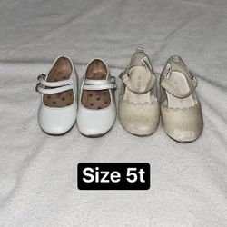 Dress White Shoes For Toddler Girl Size 5t 