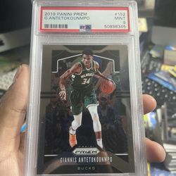 PSA 9 Giannis Antetokounpo 2019 Nba Panini Prizm
