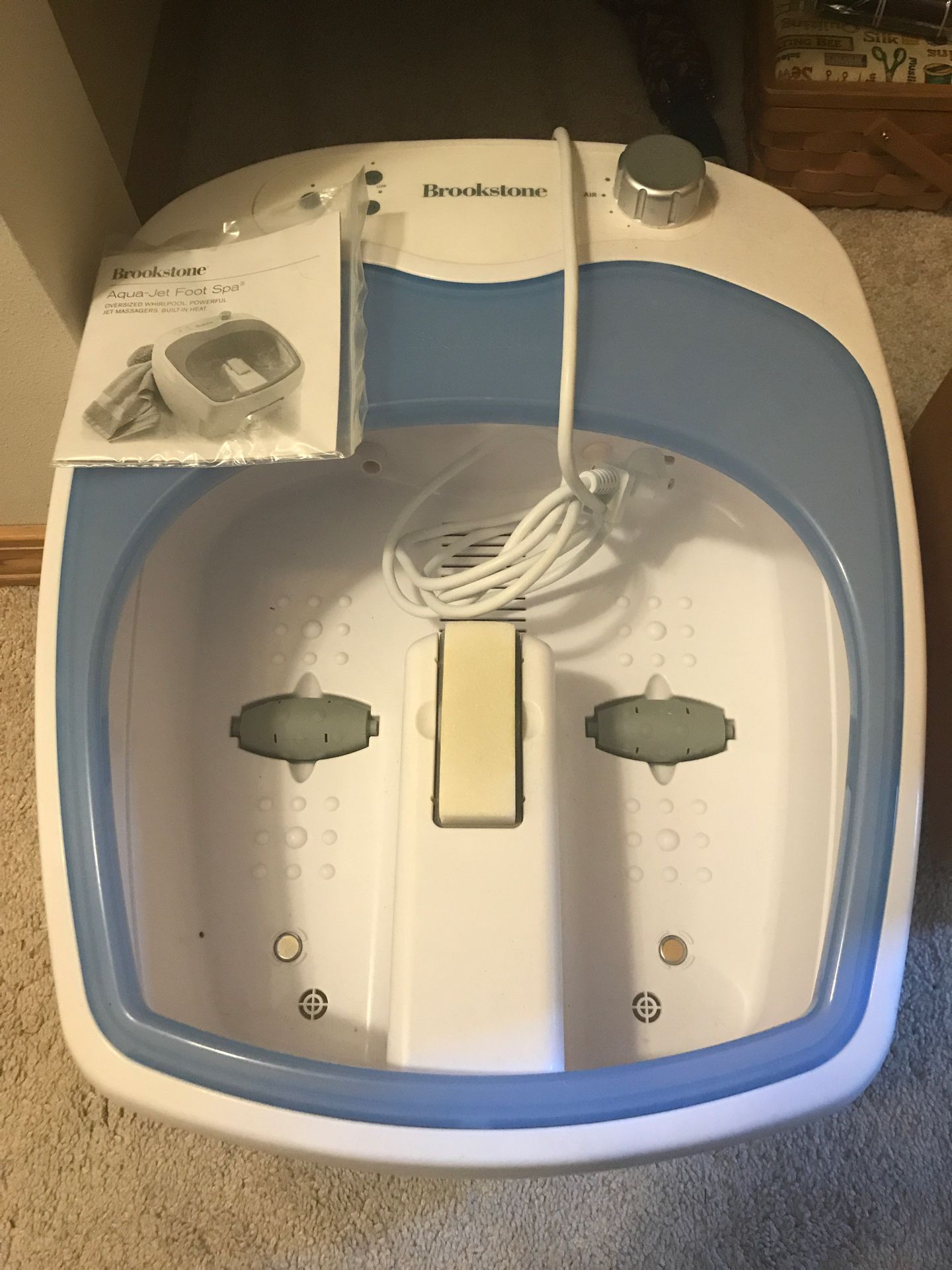 Heated foot massager and bath