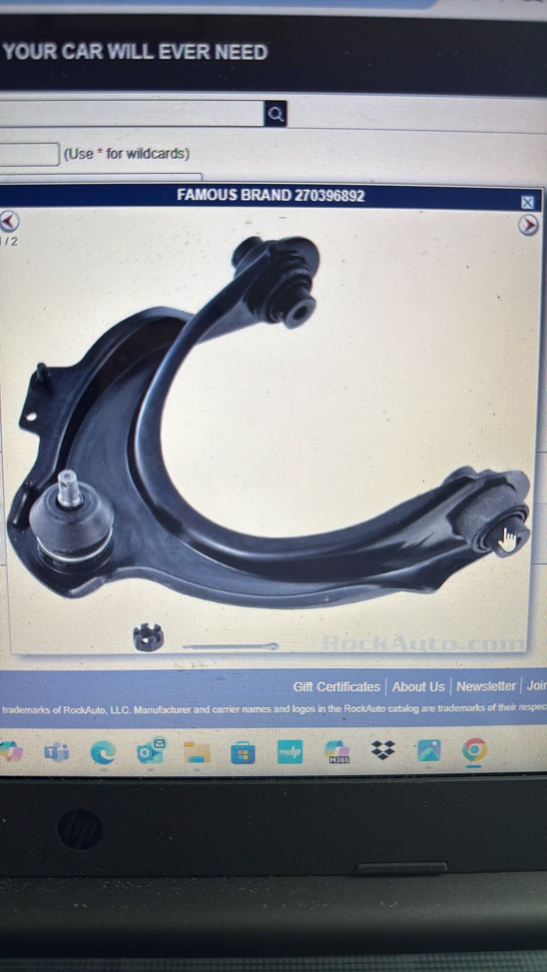 Control Arm With Ball Joint