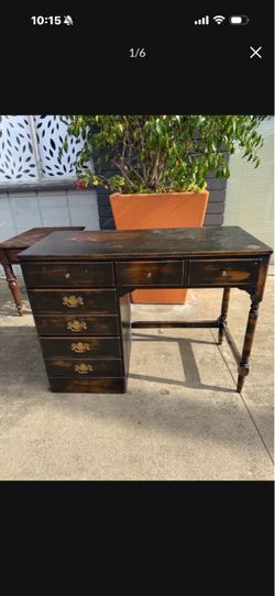 Antique Ethan Allen, Desk solid wood