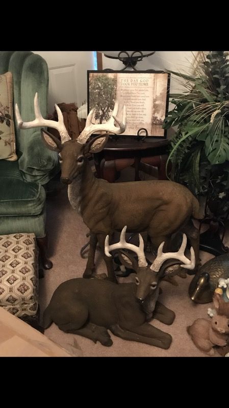 Deer statues