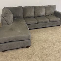 Gray L Shape Sectional 