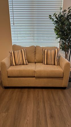 Sofa and matching loveseat