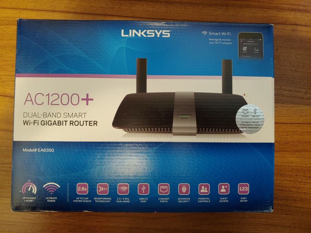 Linksys AC1200+ Gigabit Wireless Router