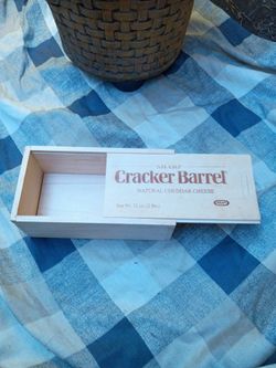 Vintage Cracker Barrel Kraft Cheese wooden boxes