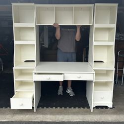 Pottery Barn, Kids Desk With Bookcase