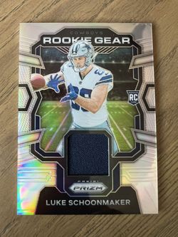 2023 Panini Prizm Luke Schoonmaker #RG-LS Silver Prizm-Dallas Cowboys