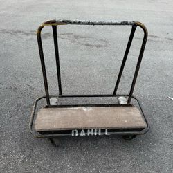 Heavy duty drywall / plywood cart.