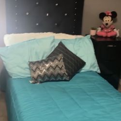 twin bed frame and headboard 