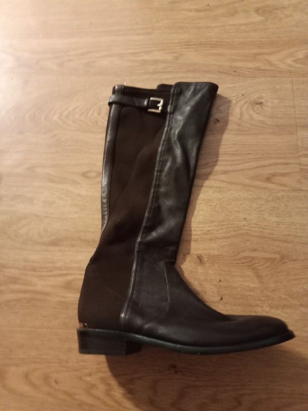 Coach Leather Boots Chocolate Brown A4311 Size 6 1/2 $249.00 Brand New
