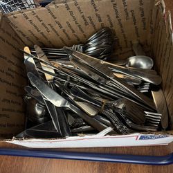 IKEA JAPAN Stainless Steel Flatware lot (130+ including spoons and forks of various sizes!)