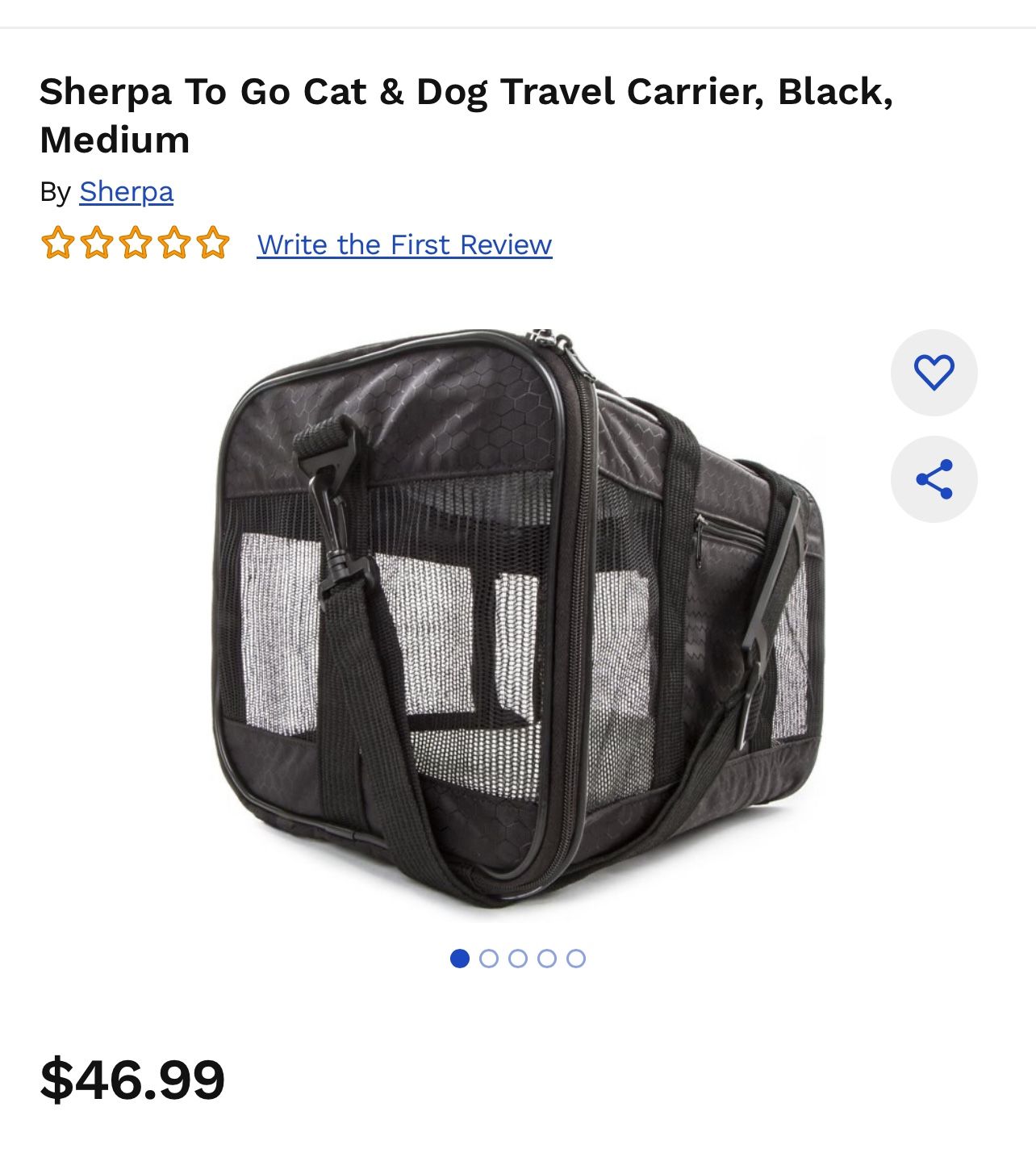 Airline-approved travel carrier! Features a seat belt security strap that doubles as a luggage strap and a non-slip carrying strap. Features a patente