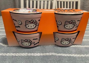 Hello Kitty Halloween Ramekins Set of 4