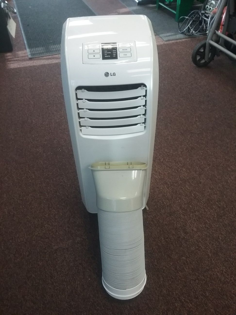 LG LP0711WNRY2; 8,000 BTU portable air conditioner with exhaust hose