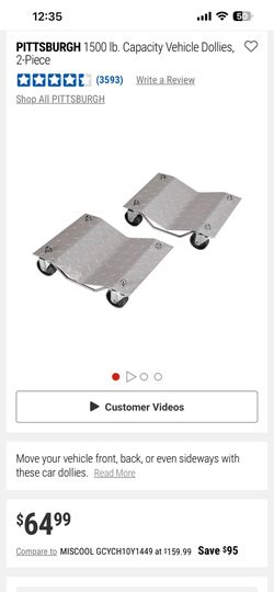 Pittsburgh vehicle dollies