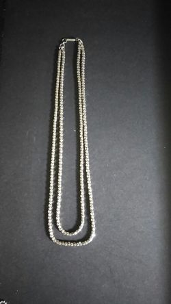925 Silver double necklace