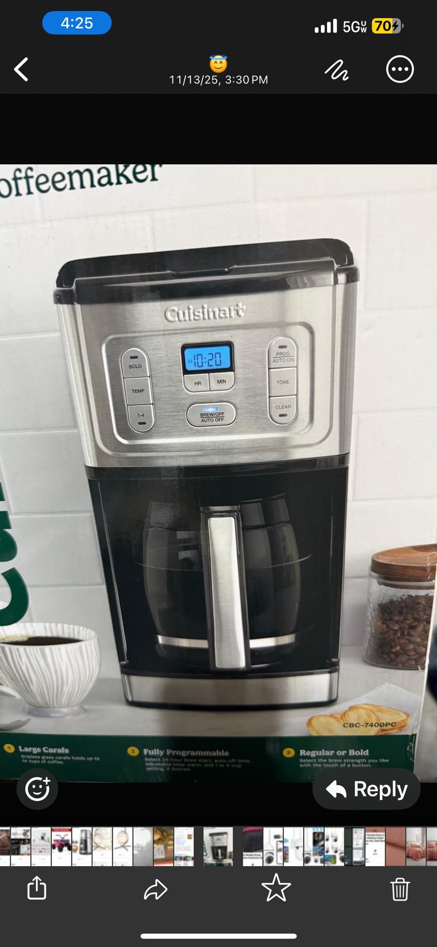 Cuisinart Coffeemaker