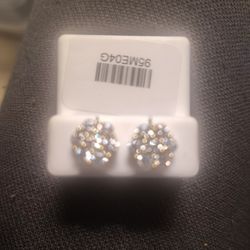 14kt Gold  925 Sterling Silver Earrings 