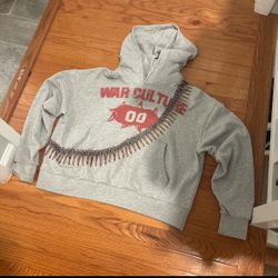 war culture OG hoodie bandolier size M