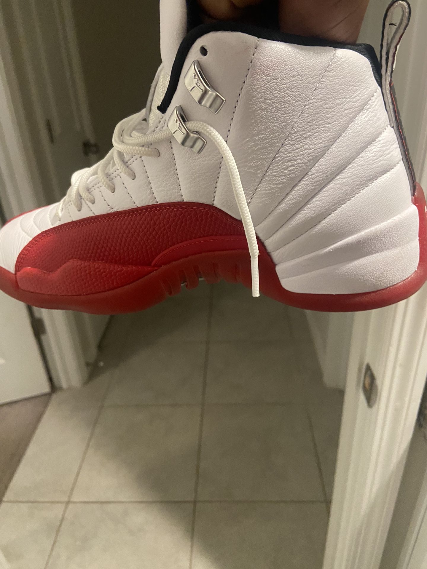 Air Jordan Cherry 12s Red/White, Size 9.5 mens