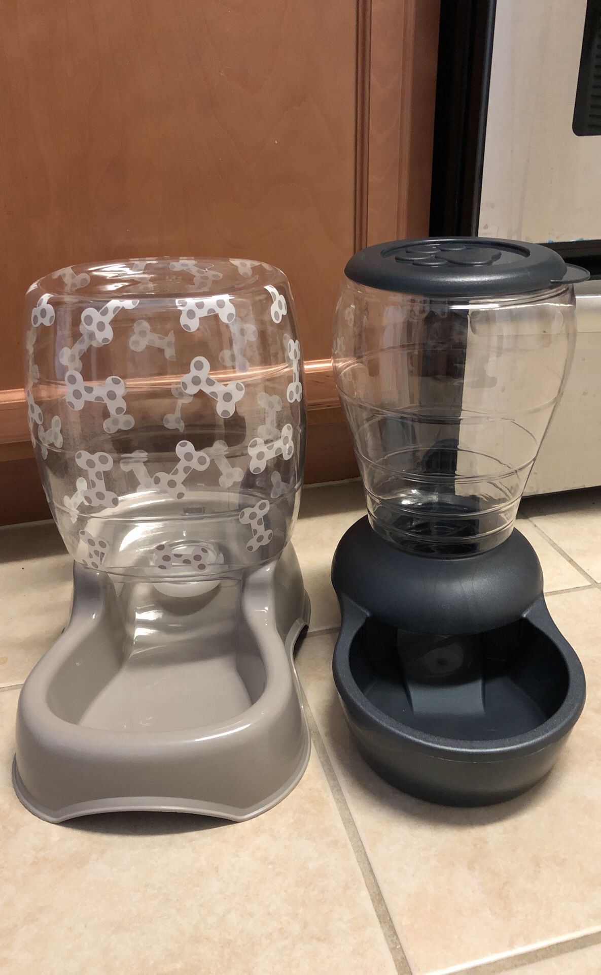 Pet food and water dispensers