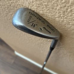 Mizuno driving iron 1 / 14° RH Steel Shaft Wild Turkey Grip Golf Club