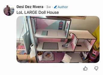 LARGE LOL House- accessories available