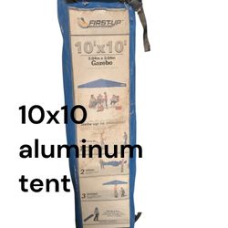 10x10 Aluminum Tent Used Once