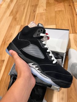 Air Jordan 5 Retro Black Metallic Silver