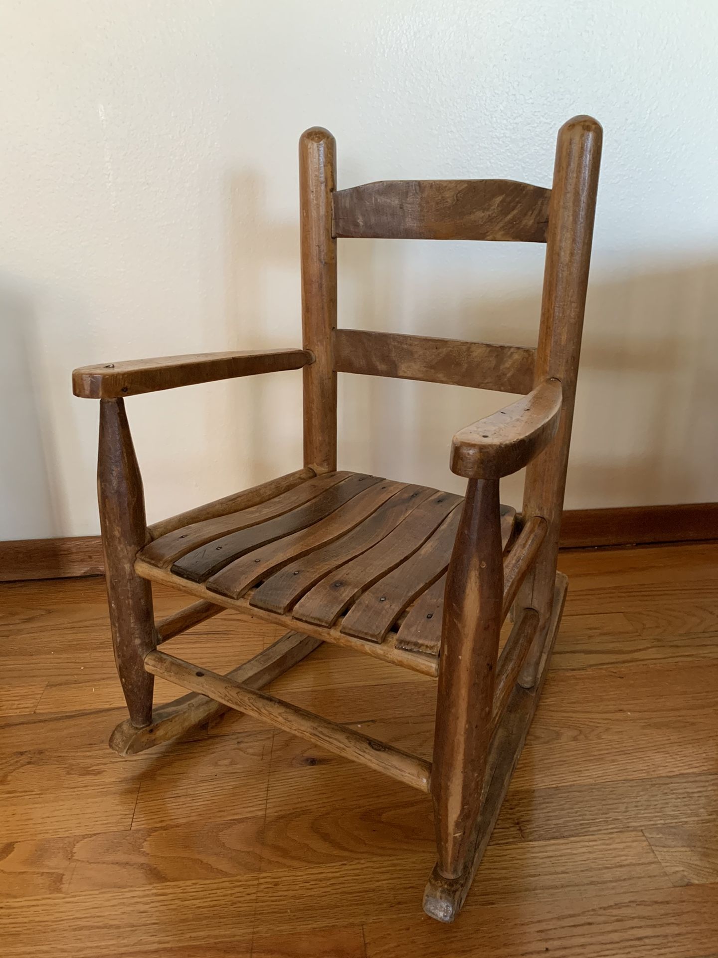 Cute Vintage Child’s Rocking Chair