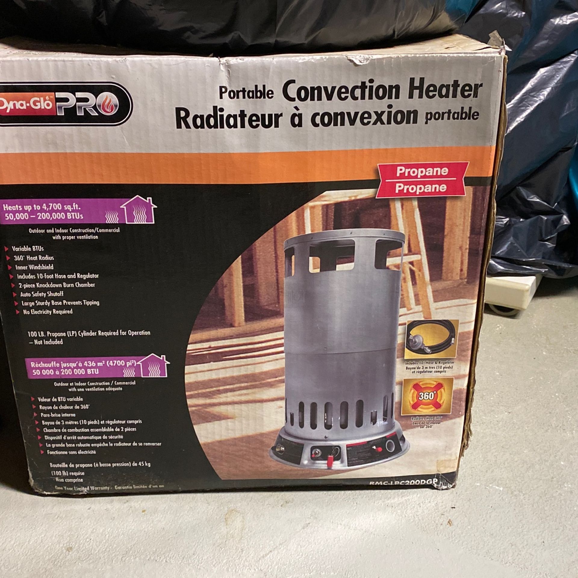 Portable Convection Heater Dina Glo PRO)