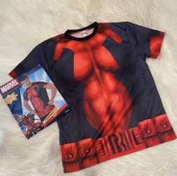 Men’s Deadpool costume shirt