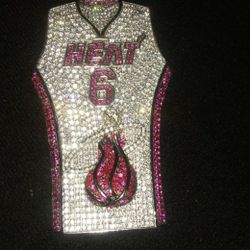 Miami Heat Iced Out Pendant