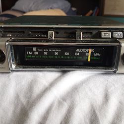 Retro Antique Audiovox FM Stereo/ 8 Track Car Radio Model C-993