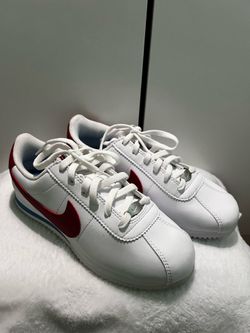Boys Cortez Basic Leather Casual Sneakers from Finish Line SIZE:4Y