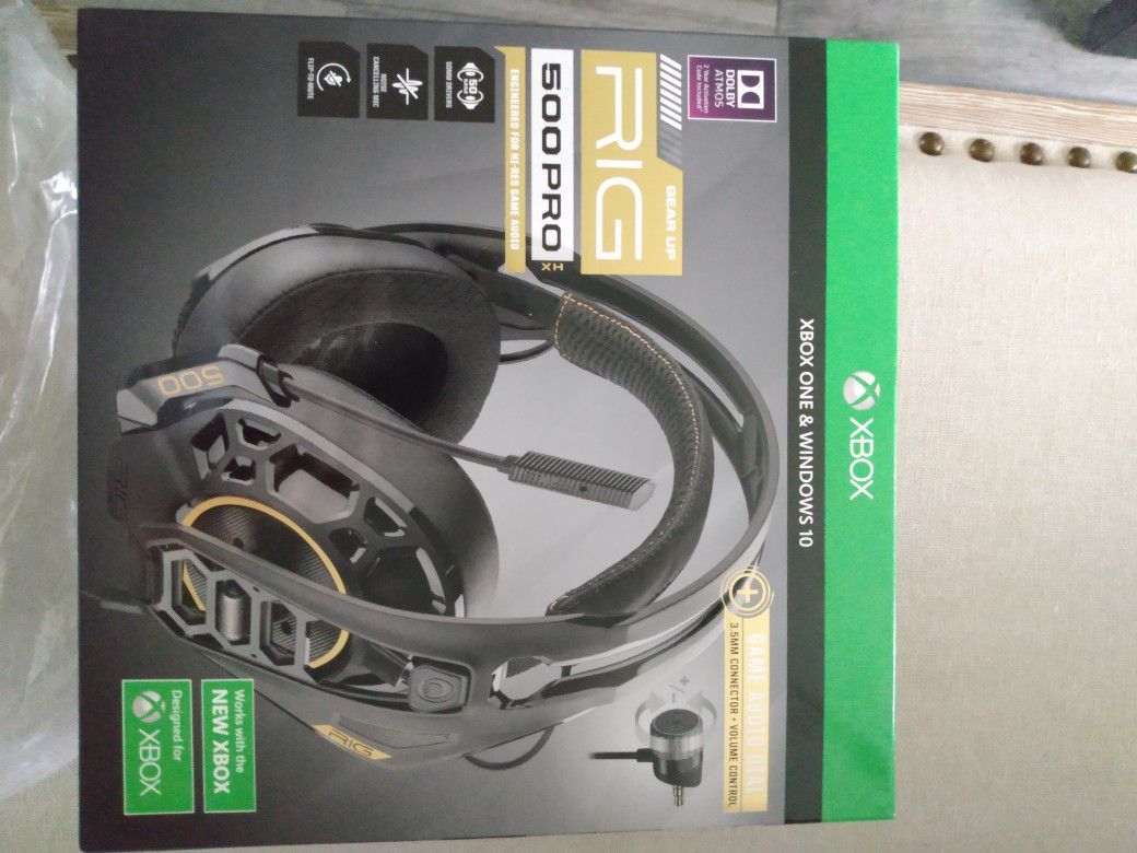 Xbox Gear Up Rig 500 Pro Headphone

