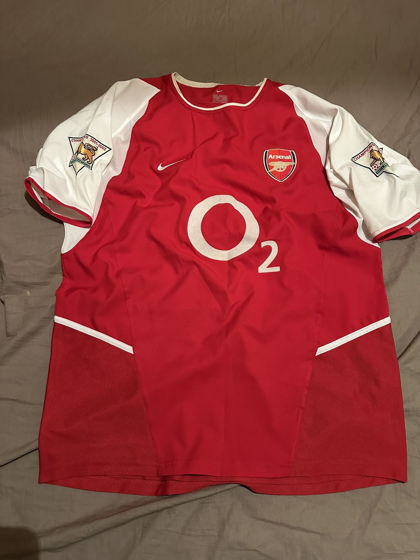 2003-04 Nike Aresnal Large Patrick Vieira Home Jersey