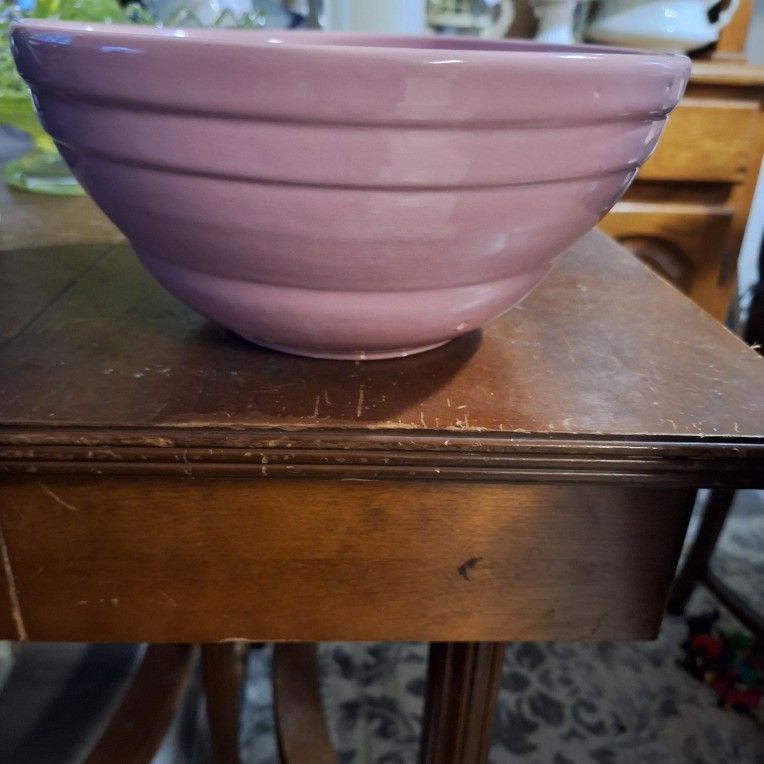 Vintage Pink Beehive Mixing Bowl