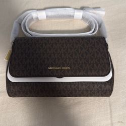 Michael Kors Brown Cross Body Bag 