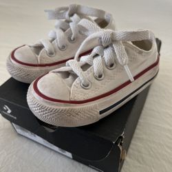 Converse White Infant Size 4