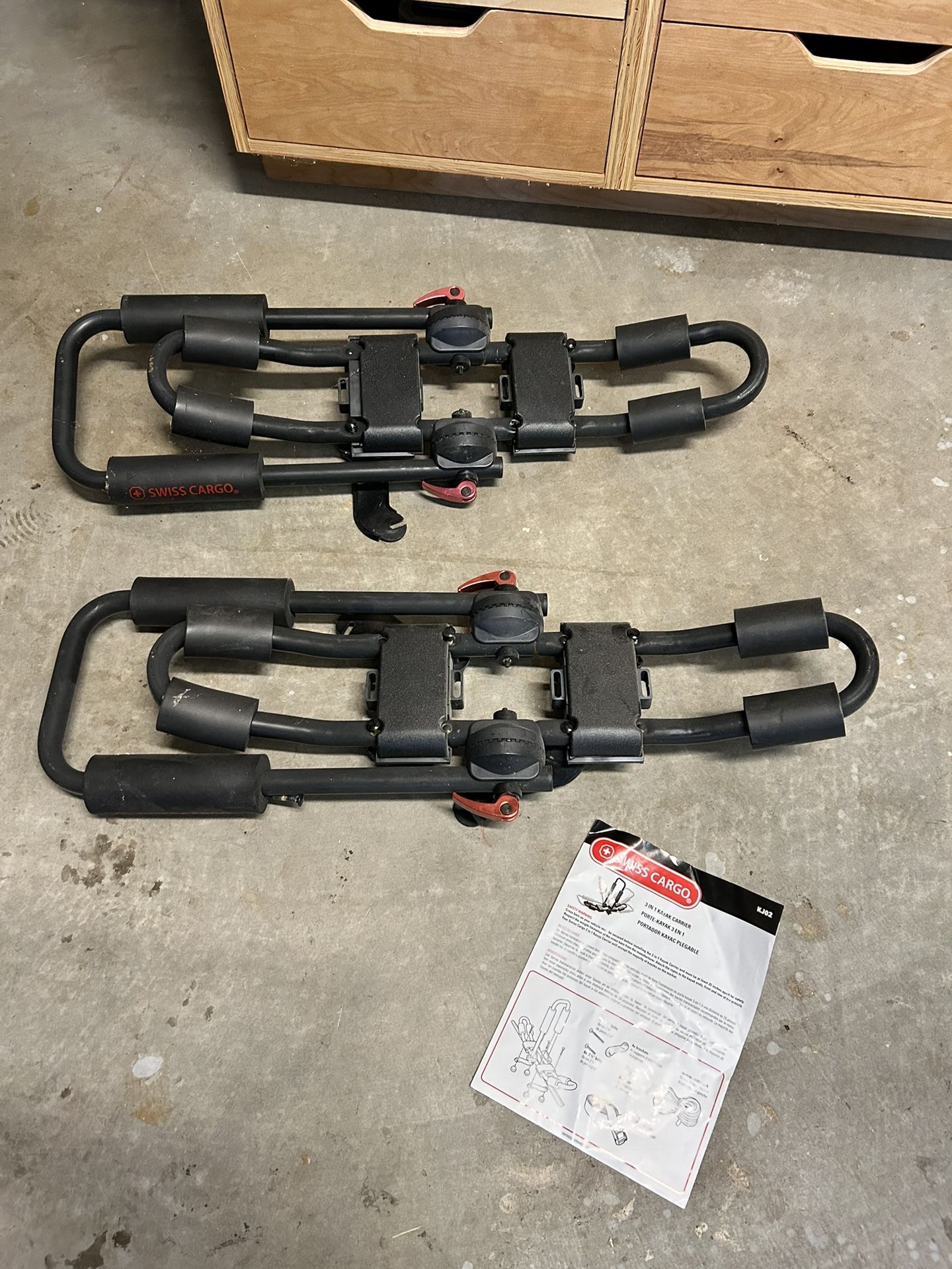 Swiss Cargo In Kayak Carrier