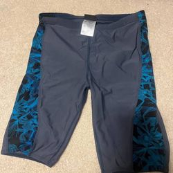 Sporti Boys Swim Jammer Size 32 - Patterned (Great for Training)