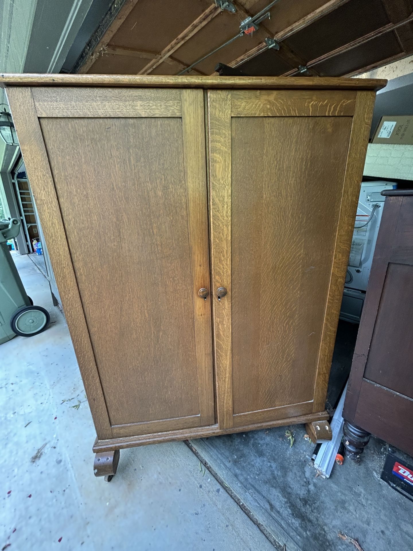 Antique Oak Chifforobe