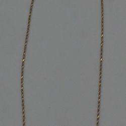 10KT YELLOW GOLD CHAIN 24" LONG 9.5 GRAMS 2MM WIDE 872932-1