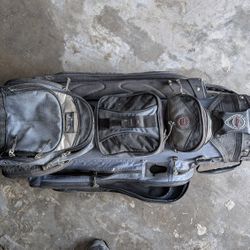 Set Of 10 Golf Clubs And Golf Bag! 