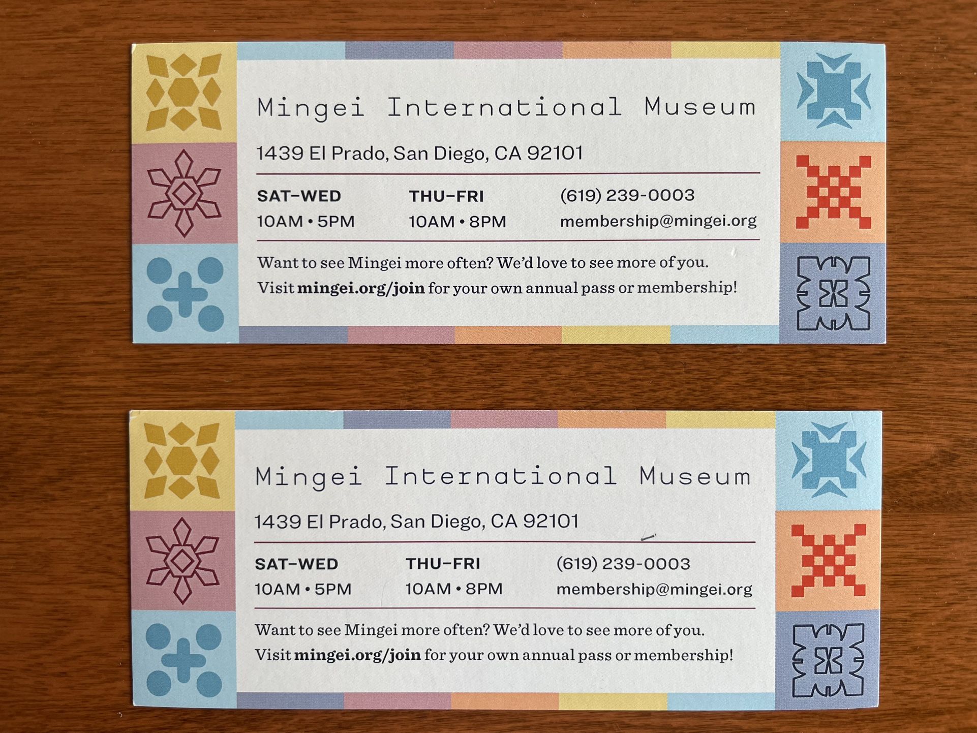 Mingei International Museum Tickets