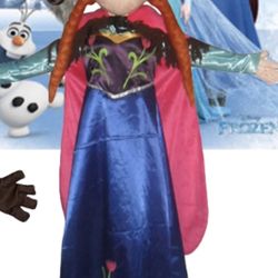 Frozen Elsa Mascot Costume Size Small